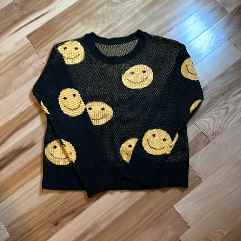 Simple Smiley Face Sweater